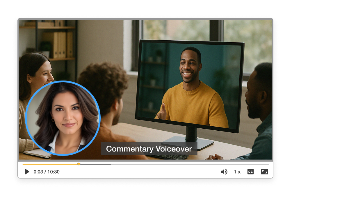 AI voice cloning process - Upload or record your voice to create a natural, lifelike AI-generated voice with Visla.